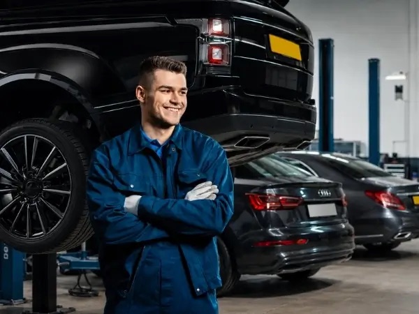 Automotive technician in a workshop, from the Prima Hatfield Associates website